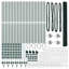 Vidaxl Fence With Posts -Coated Steel-116797901-116797903