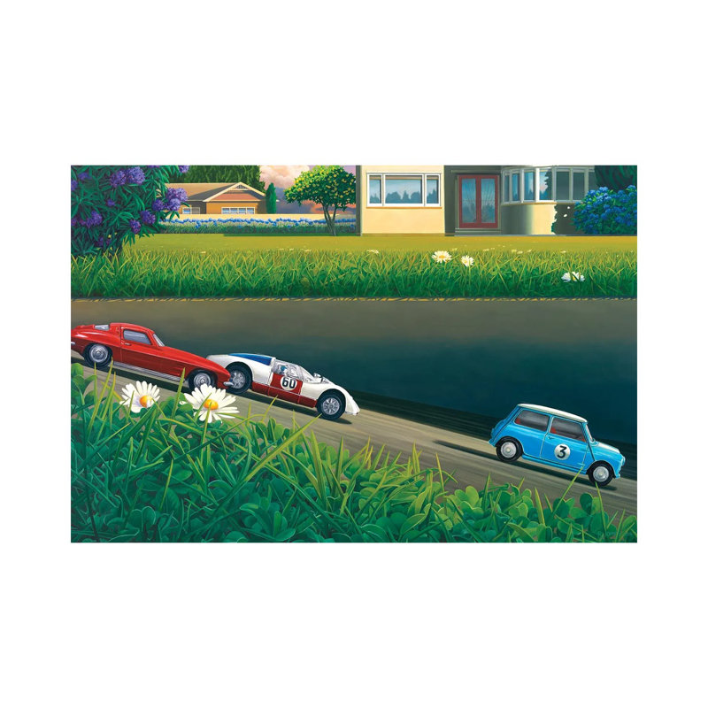Downhill Racers by Ross Jones - Wrapped Canvas Print, 20.32 cm H x 30.48 cm W