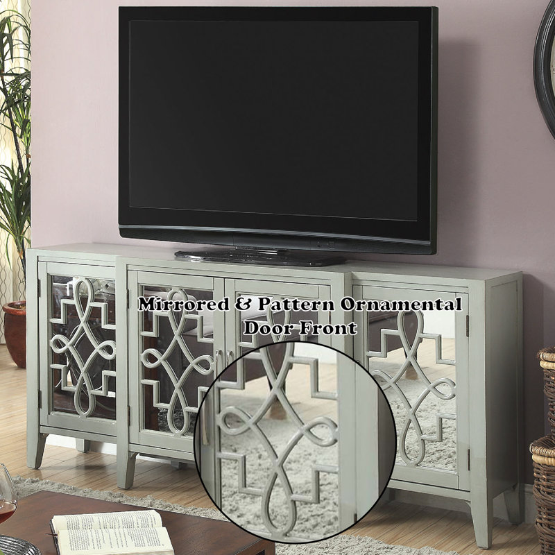 Console Kacia, fini gris antique