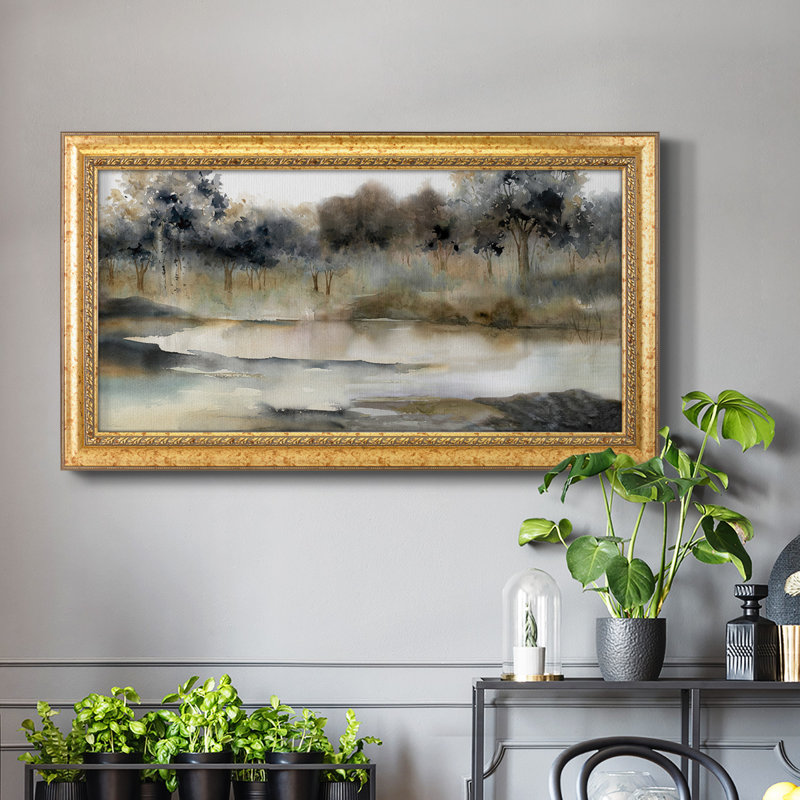 Serene River " Serene River ", 29" H x 53" W x 2.5" D