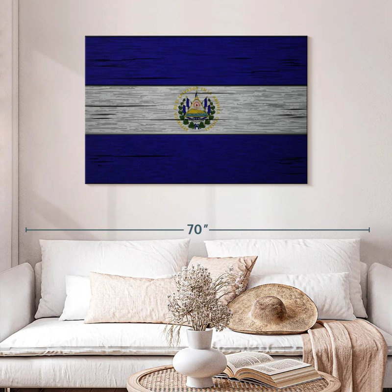Borges El Salvador Flag, 30" H x 45" W