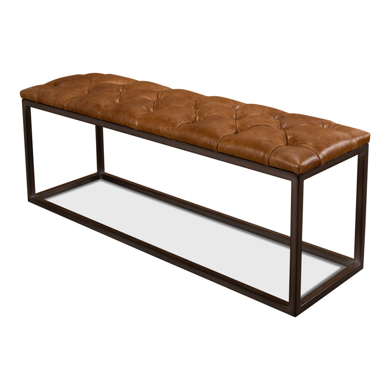 Cologne Leather Dining Bench