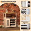Cabinet/Enclosed Storage Wine Bottle Rack-725950066