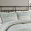 Édredon 5 pièces pour lit double / grand lit - Seersucker en microfibre à motif floral et 2 coussins décoratifs Lavable à la machine Style de literie Motif floral / botanique-118740264-118740266