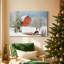 «Silver Twilight Carol» - toile tendue avec châssis de qualité supérieure-770933266