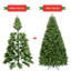 Arbre de Noël en cachemire vert 8 "avec 880 lumières H 8"-1131686755