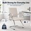 Fauteuil de direction ergonomique Doba en cuir avec support lombaire et structure en acier - Fauteuil de bureau ou de conférence moderne-1449249776