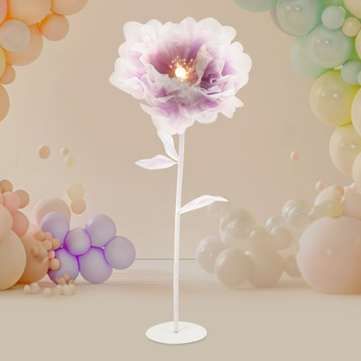 Grande fleur artificielle à ouverture automatique pour la fête d'anniversaire de mariage