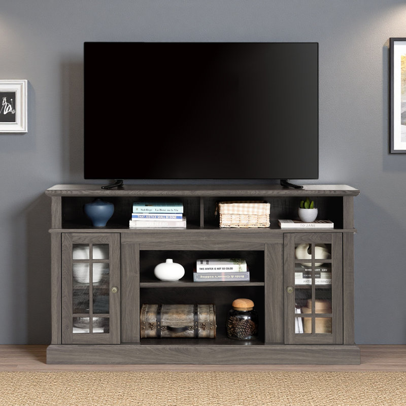 Meuble télé classique pour téléviseur de 65 po ou moins avec espace de rangement ouvert et fermé Classic Classic