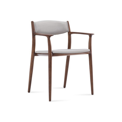 Monaco Upholstered Solid Wood Dining Armchair