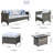 Harbin 5 - Person Patio Conversation Set with Cushions-553212830