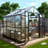 Aluminum Greenhouses for Outdoors, Polycarbonate Greenhouse-100369332-100369333