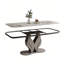 Modern Rectangular Rock Slab Dining Table Sets-103858515