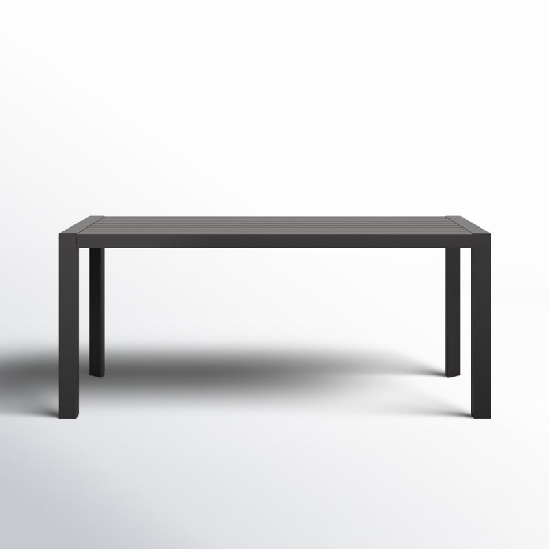 Amelle Rectangular Aluminum Outdoor Dining Table