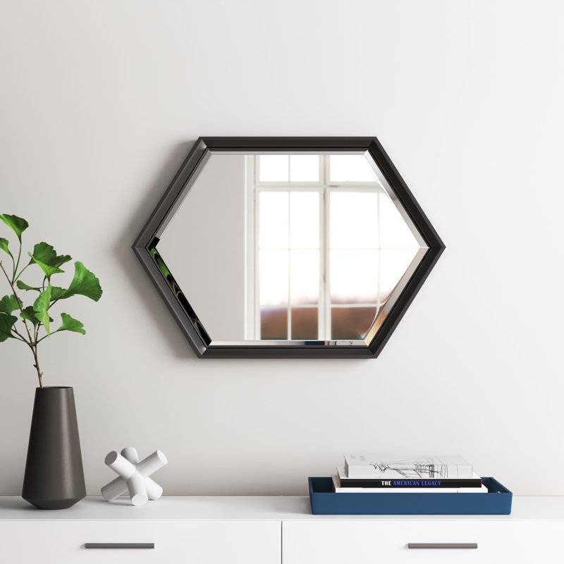 Bensonhurst Flat Mirror, Gold, 31" H x 22" W