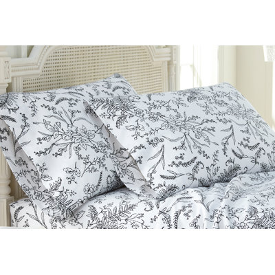 Dunson Print Floral Pillowcase
