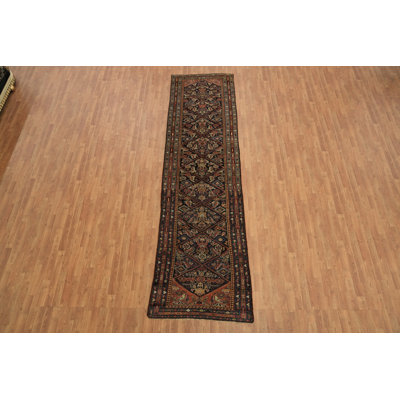 Tapis de couloir oriental en laine à collectionner 3 x 13