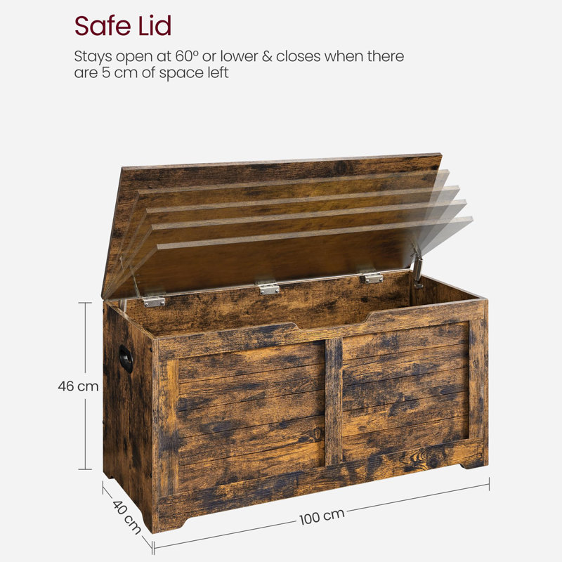 Cinderford Camp Trunk / Footlocker, Rustic Brown