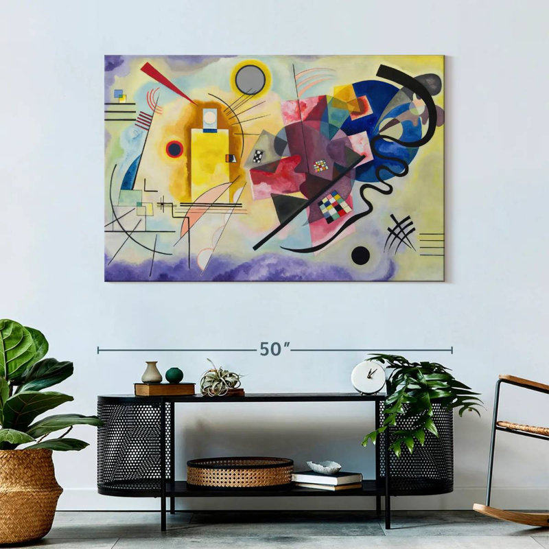 Avery Yellow-Red-Blue, 32" H x 48" W