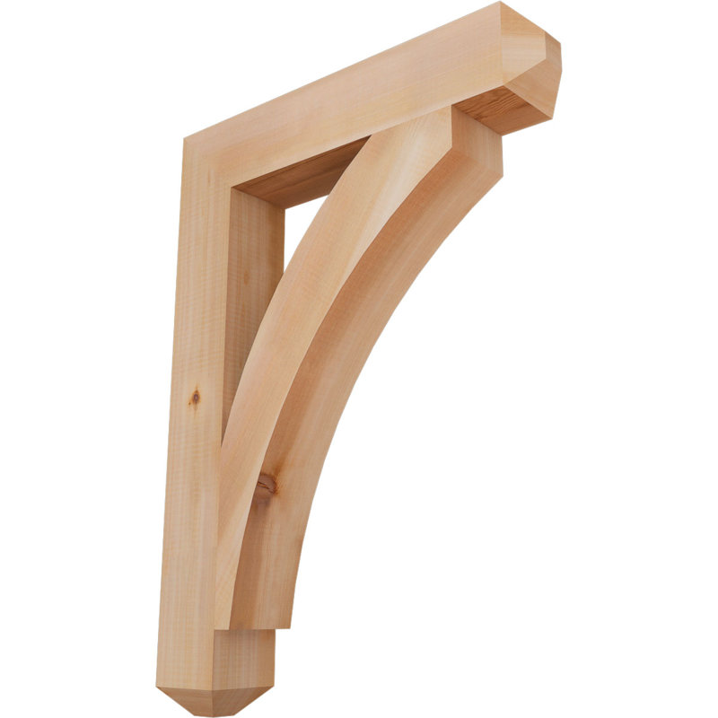 Support l 3 3 1/2 po x P 22 po x H 30 po Thorton Craftsman, cèdre rouge de l'Ouest, Cèdre rouge de l'Ouest (lisse)