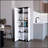 1-Door Multistorage Kitchen Pantry with Five Fixed Shelves for Organized and Stylish Storage