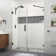 Nautis XL 59.25 in. to 60.25 in. W x 80 in. H Hinged Frameless Shower Door w/Clear StarCast Glass