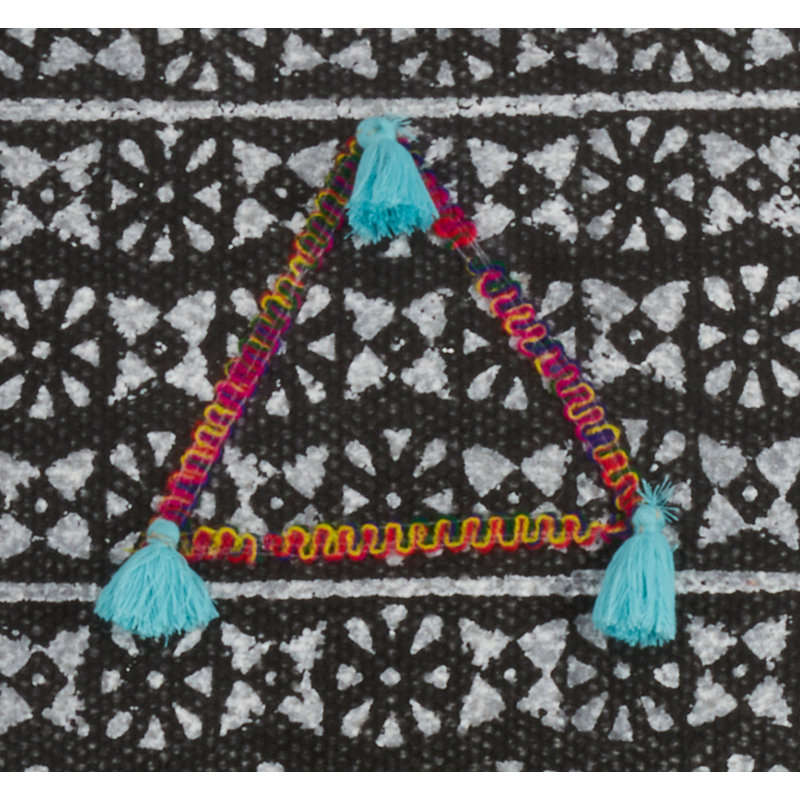 Adilah Collection Tassels Down Throw Pillow