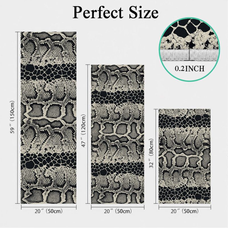 Tapis de cuisine Snake