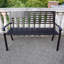 Banc de jardin en métal Lisinces