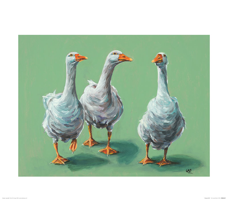 Gossip Girls - Wrapped Canvas Print, 40cm H x 50cm W x 0.01cm D, Paper