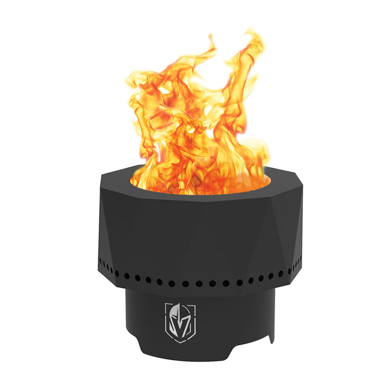 Steel Wood Burning Fire Pit, Vegas Golden Knights