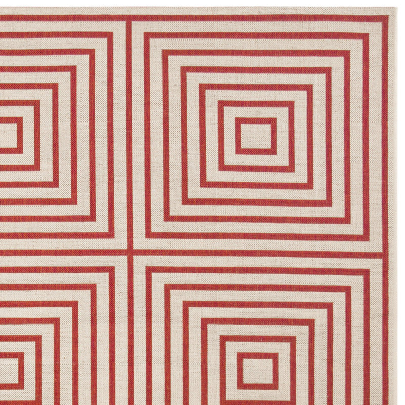 Kelli 100 Performance Geometric Indoor/Outdoor Area Rug, Rectangle 4' x 6'