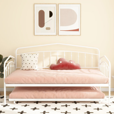 Cemre Metal Daybed with Trundle