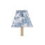 Aviary - Tapered Chandelier Shade - Dusty Blue, Ivory-1819001577