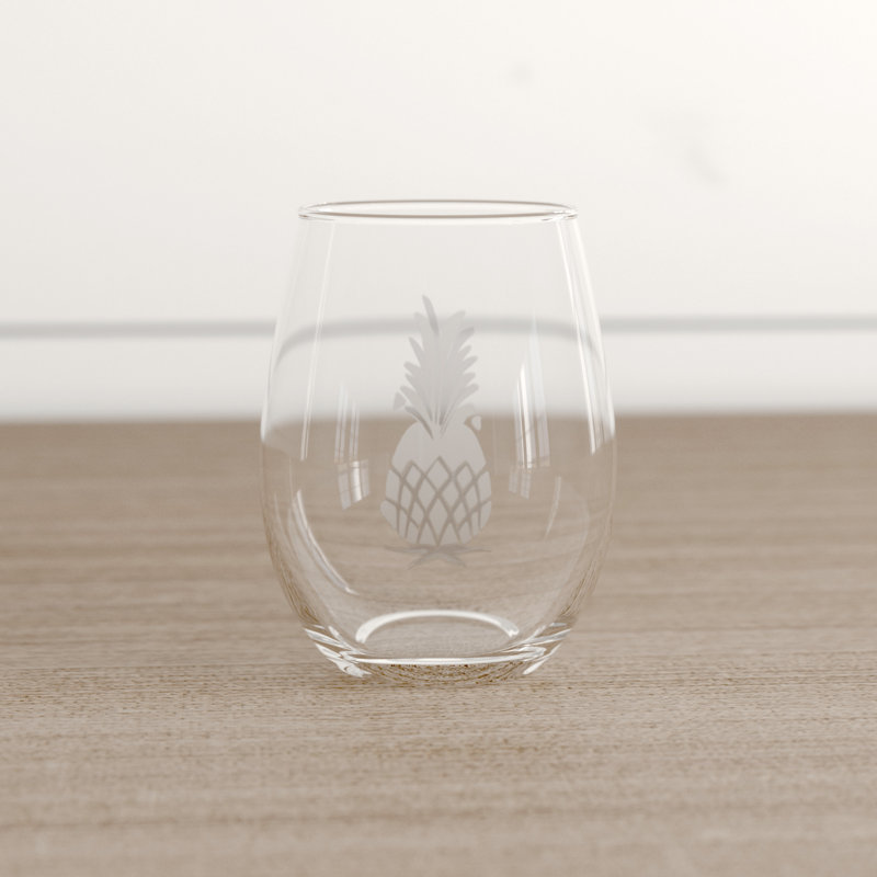 Verre à vin sans pied 15 oz. ananas Annette