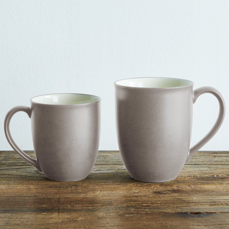 18 tasses Noritake Colorwave XL, Sable