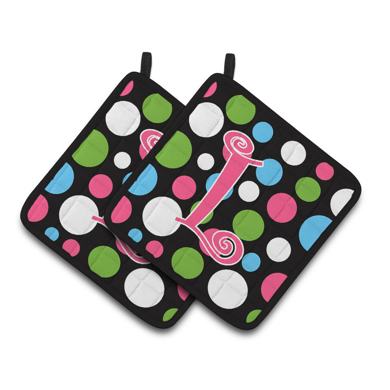 Cuisinier poignée Polka Dots, L