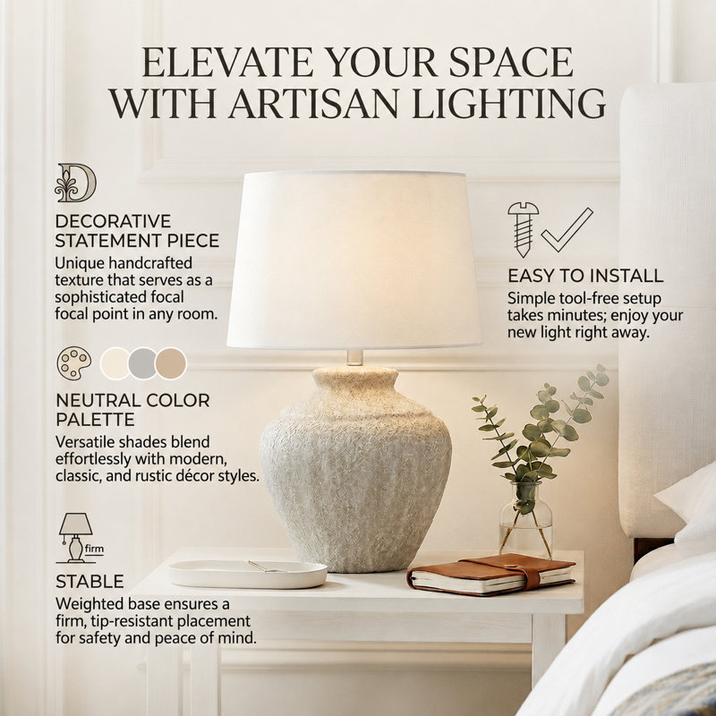 Braisley 25" Ceramic Table Lamp