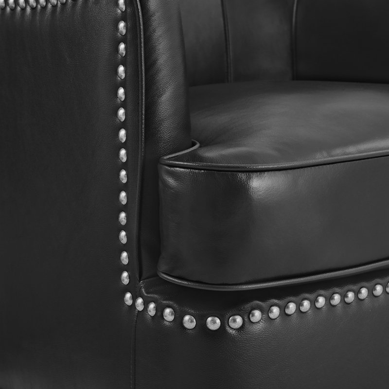 Fauteuil demi-tonneau Whitlock, Noir