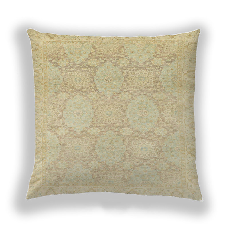 Housse et insert de coussin carré Eilerich, Microsuède
