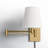 Janis Steel Plug-in Swing Arm Sconce-1537679398