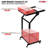 5 Core 12U Professional Audio Rack Mount DJ Mixer Stand Studio Adjustable Table Cart with Wheels