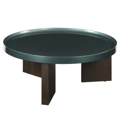Blackish Green & Smoked Oak Coffee Table