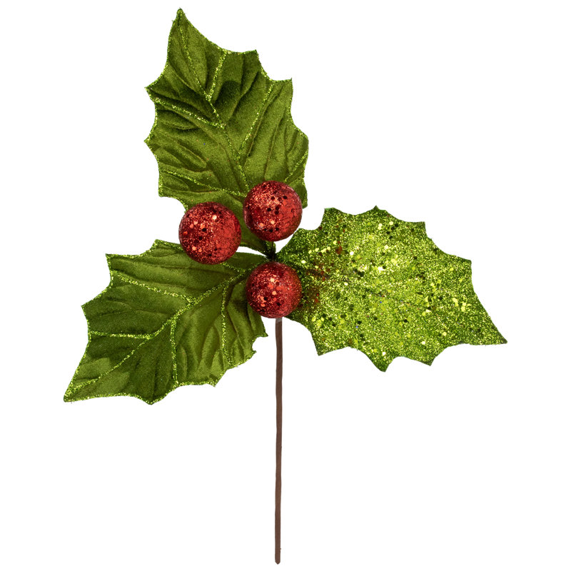 12'' Fabric Plants & Flowers Pick