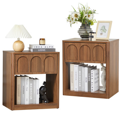 19.69'' W 1 Drawer Nightstand