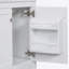 Meuble-lavabo de salle de bain avec lavabo simple, armoire encastrée, armoire de rangement pour la salle de bain, fermeture en douceur-125539512