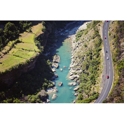 Two Lane Road by Vpopovic - Wrapped Canvas Print