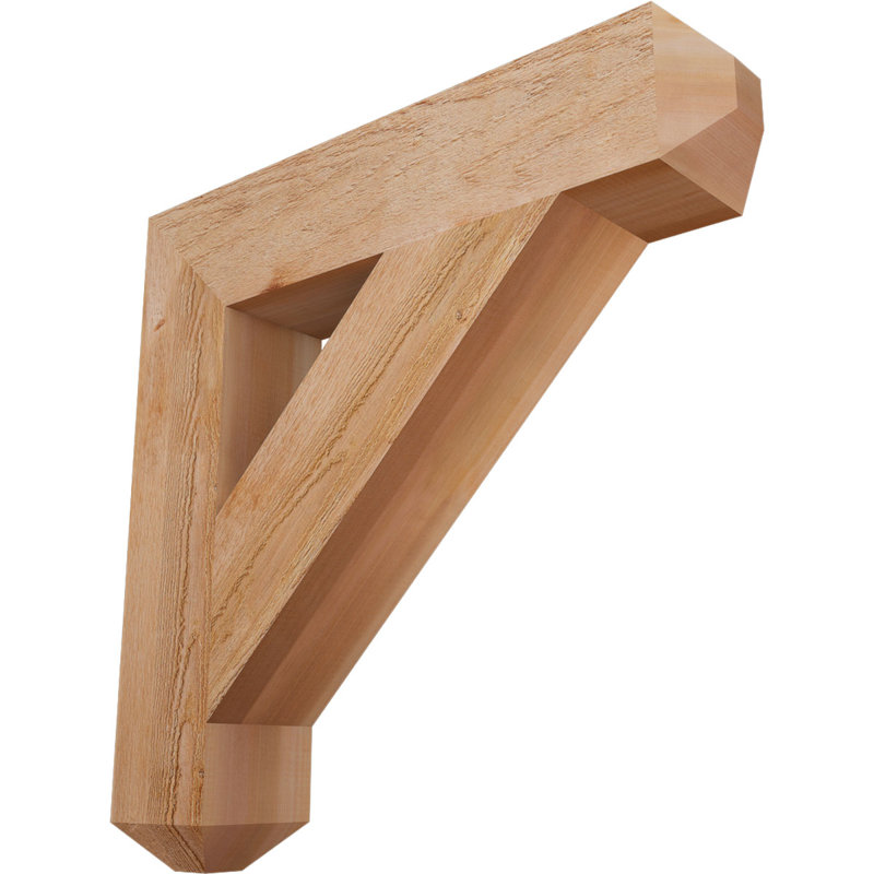 Support pour artisan traditionnel, H 30 po x l 6 po x P 30 po, Cèdre rouge de l'Ouest (scié brut)
