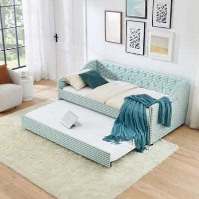 Versatile 3-in-1 Convertible Daybed with Pull-Out Trundle and Side Storage