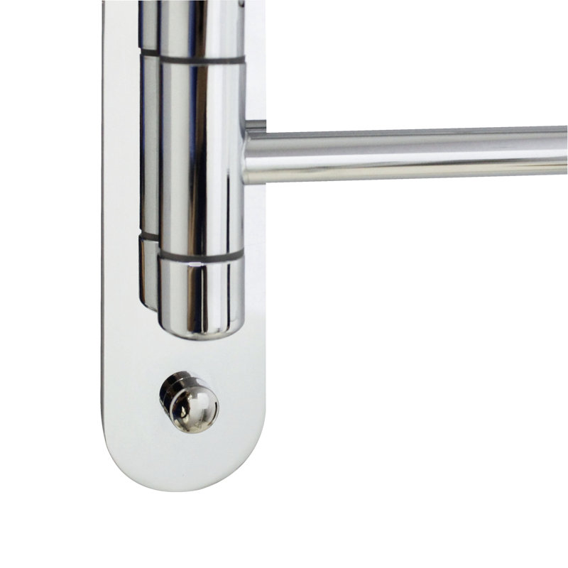 Porte-serviettes mural 15 po Triple Swing, Chrome poli